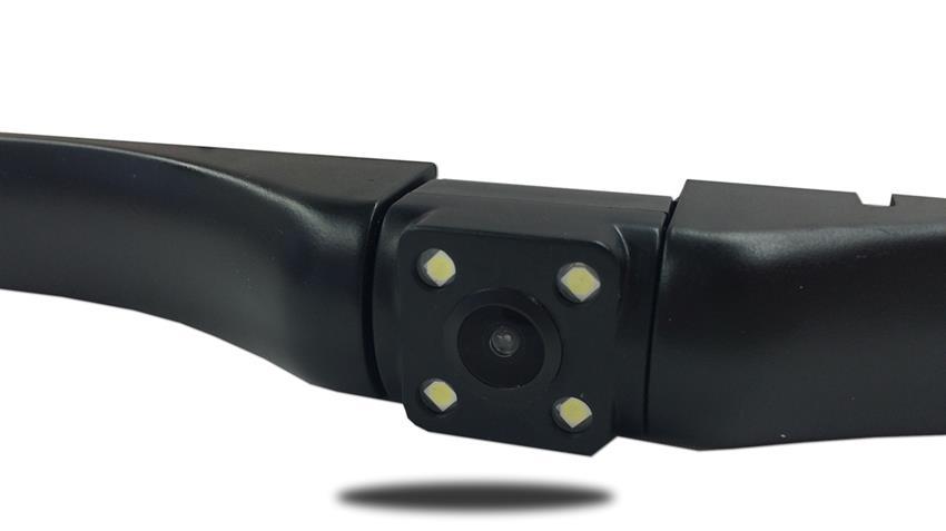 Wireless License Plate Backup Camera with Light projecting LEDs