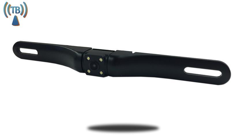 Wireless License Plate Backup Camera with Light projecting LEDs