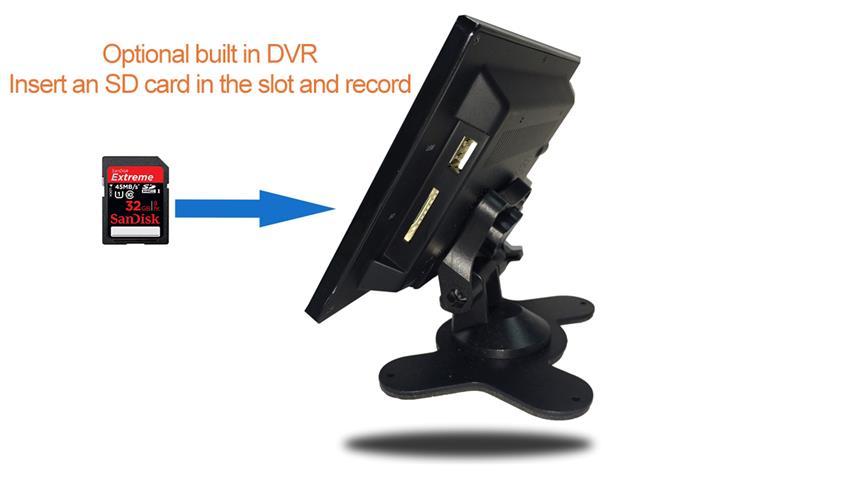 Heavy Duty Quick Disconnect with Rearview Monitor and 2 Observation Cameras for Hitching
