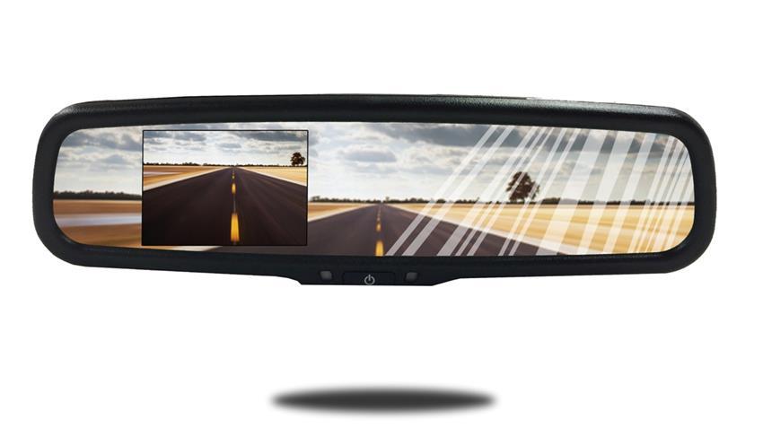 Rear View Backup System with a 4.3-Inch full mirror monitor and an RV Backup Camera