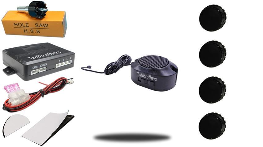 Flush Factory Mount Parking Backup Sensor System with Sound