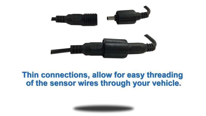 Flush Factory Mount Parking Backup Sensor System with Sound