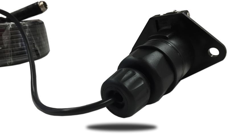 Trailer Tow Cable Quick Slinky Disconnect (Heavy)
