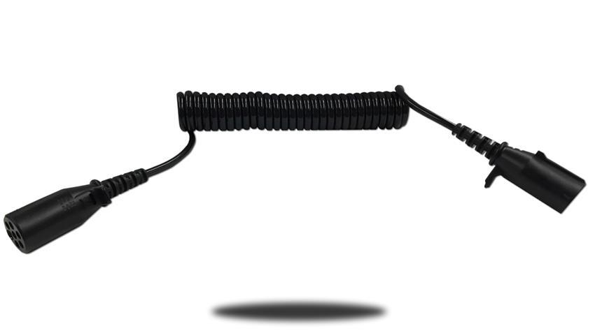 Trailer Tow Cable Quick Slinky Disconnect (Heavy)