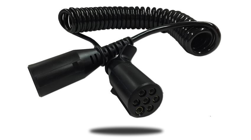 Trailer Tow Cable Quick Slinky Disconnect (Heavy)