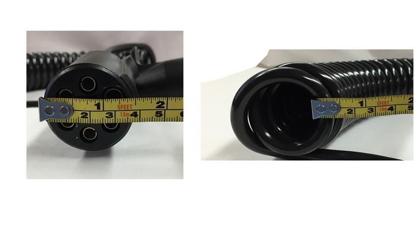 Trailer Tow Cable Quick Slinky Disconnect (Heavy)