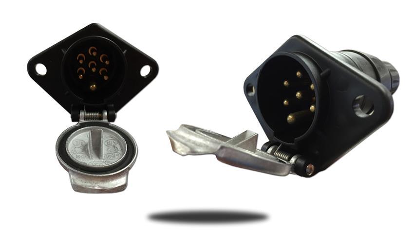 Heavy Duty Quick Disconnect with Rearview Monitor and 2 Observation Cameras for Hitching