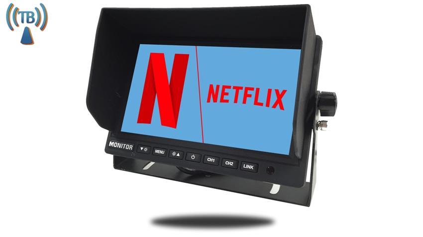 Wi-Fi Monitor and RV Backup Camera featuring mobile phone mirroring