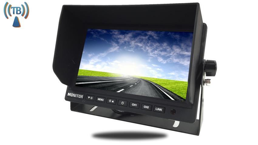 Wi-Fi Monitor and RV Backup Camera featuring mobile phone mirroring