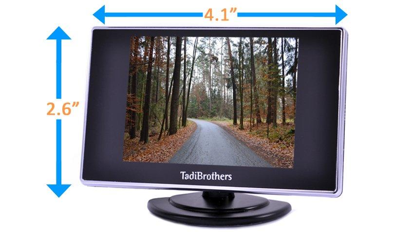 Wireless RV Backup Camera with a Small Rear View Monitor