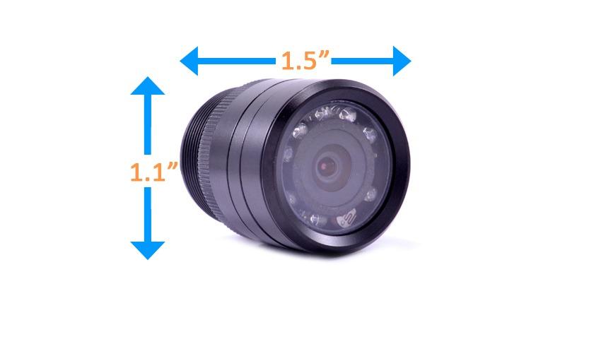 Bumper Backup Camera with Rear View Mirror Monitor