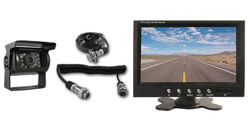 Trailer Hitch Quick Disconnect Backup Camera System with Monitor