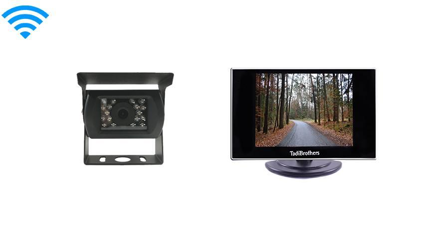 Wireless RV Backup Camera with a Small Rear View Monitor