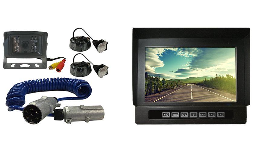 Heavy Duty Rearview Monitor and Backup Camera with Industrial Grade Quick Disconnect