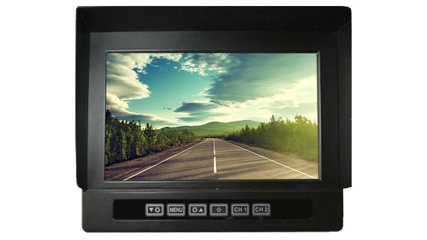 Heavy Duty Quick Disconnect with Rearview Monitor and 2 Observation Cameras for Hitching