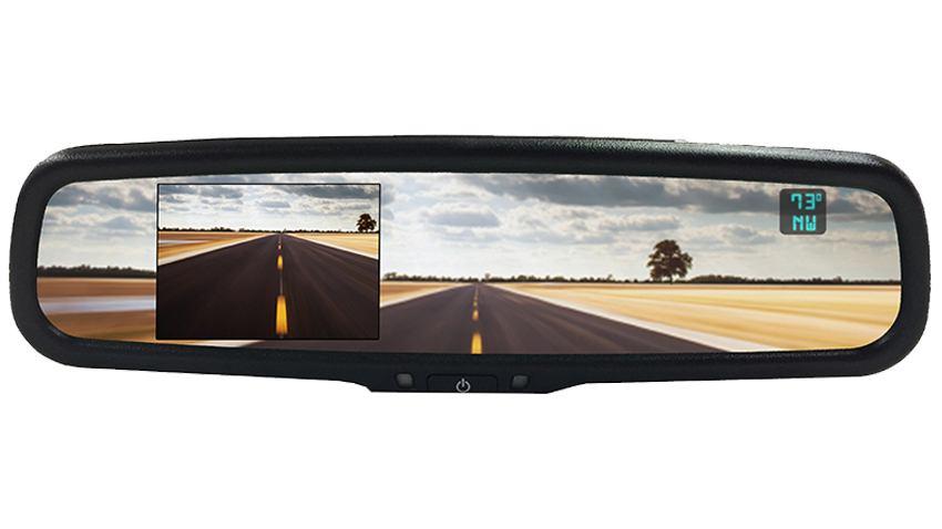 Rear View Backup System with a 4.3-Inch full mirror monitor and an RV Backup Camera