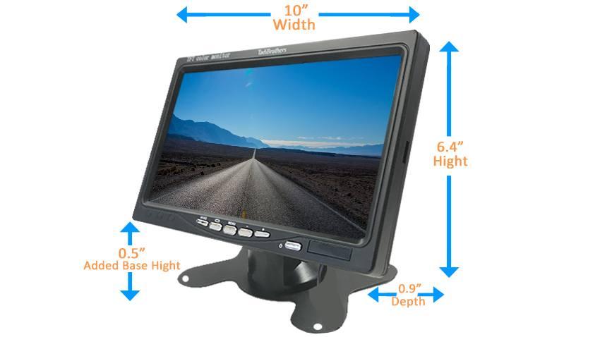 10.5-Inch Rear View Monitor for any Backup Camera