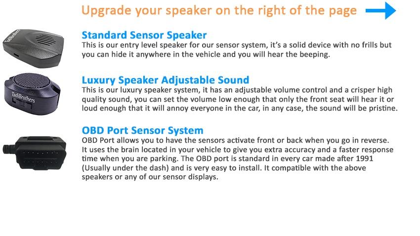 Parking Sensor System with 1.8-inch Display