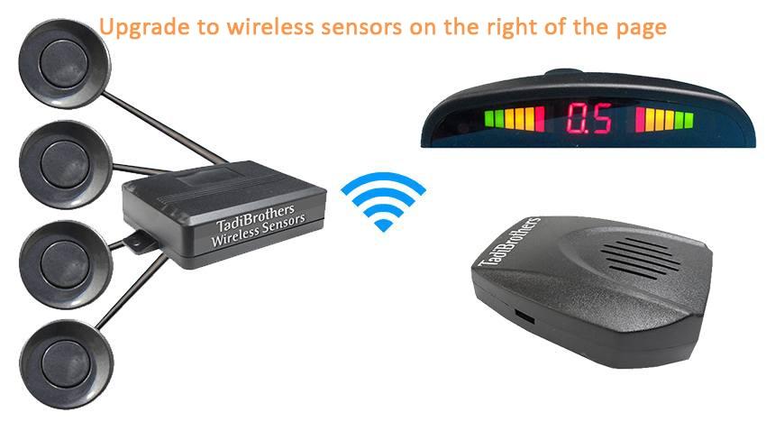Parking Sensor System with 1.8-inch Display