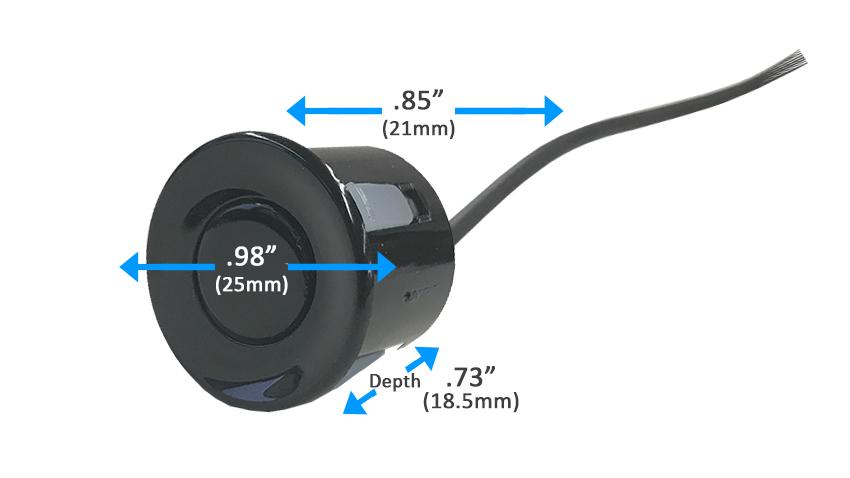 Parking Sensor System with 1.8-inch Display