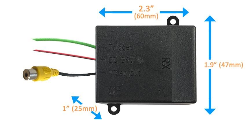 Video Transmitters over Power Line for Backup Camera 95ft Range
