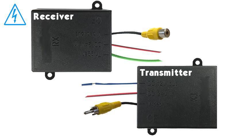 Video Transmitters over Power Line for Backup Camera 95ft Range