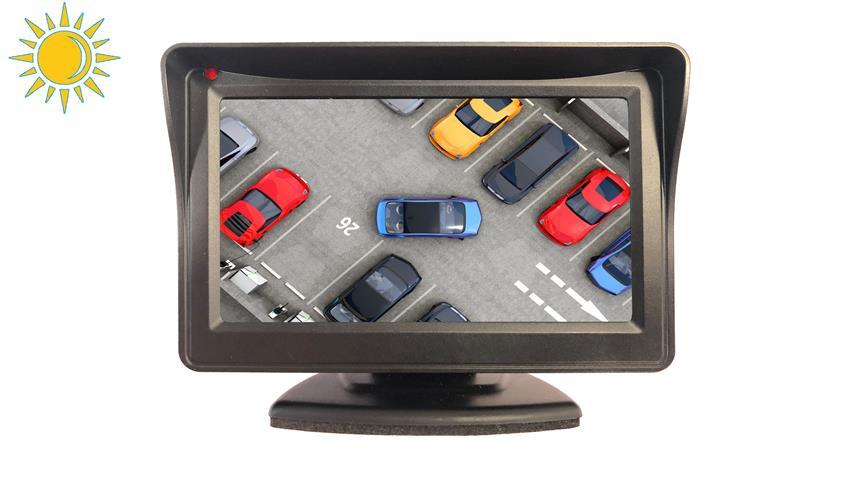 OVERSTOCK Solar Powered Wireless License plate camera with a Monitor