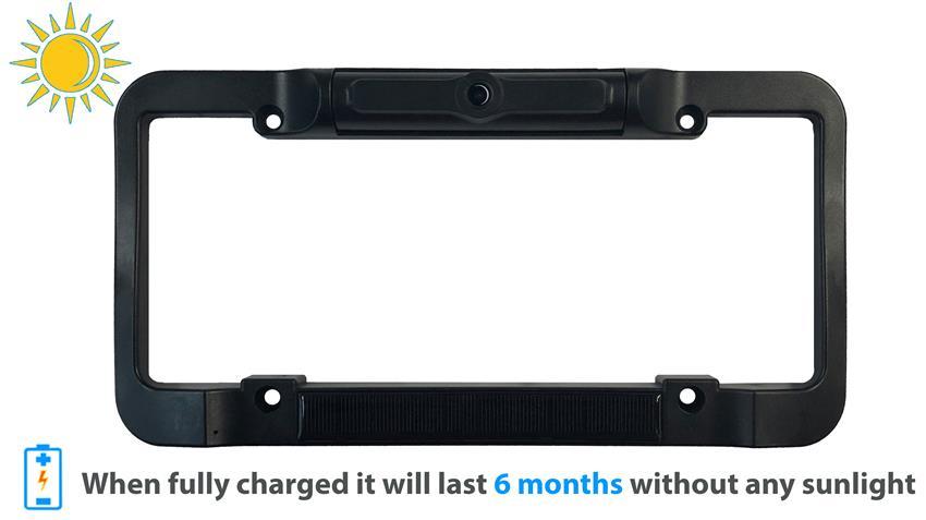 OVERSTOCK Solar Powered Wireless License plate camera with a Monitor