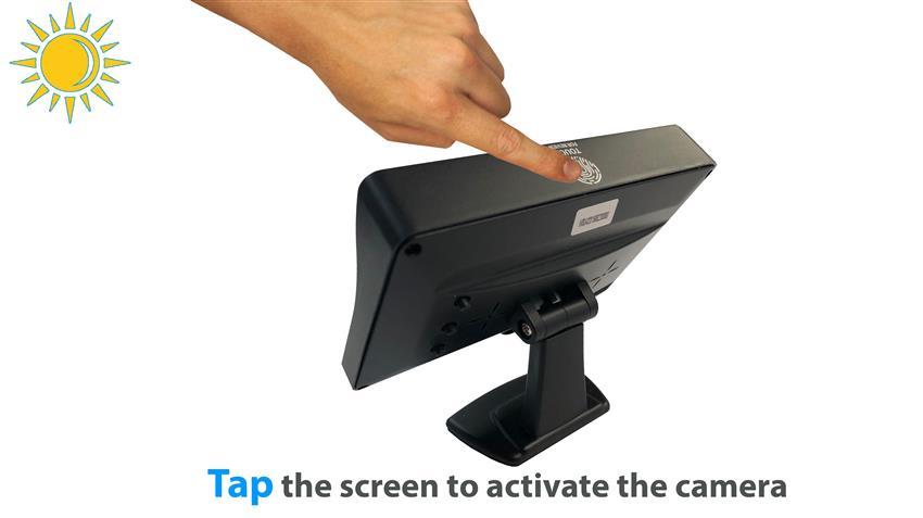 OVERSTOCK Solar Powered Wireless License plate camera with a Monitor