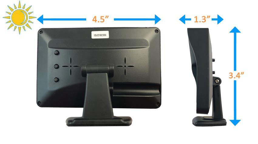 OVERSTOCK Solar Powered Wireless License plate camera with a Monitor