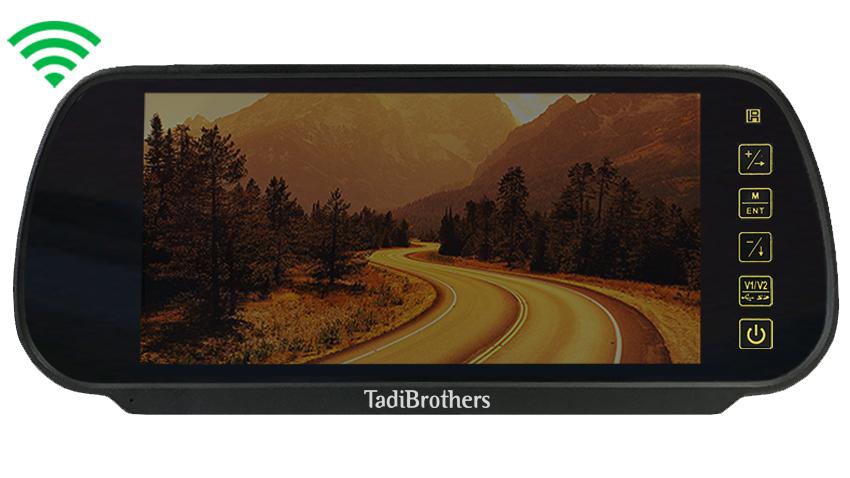 Digital Wireless Backup Camera with Mirror Monitor for RVs and Trailers