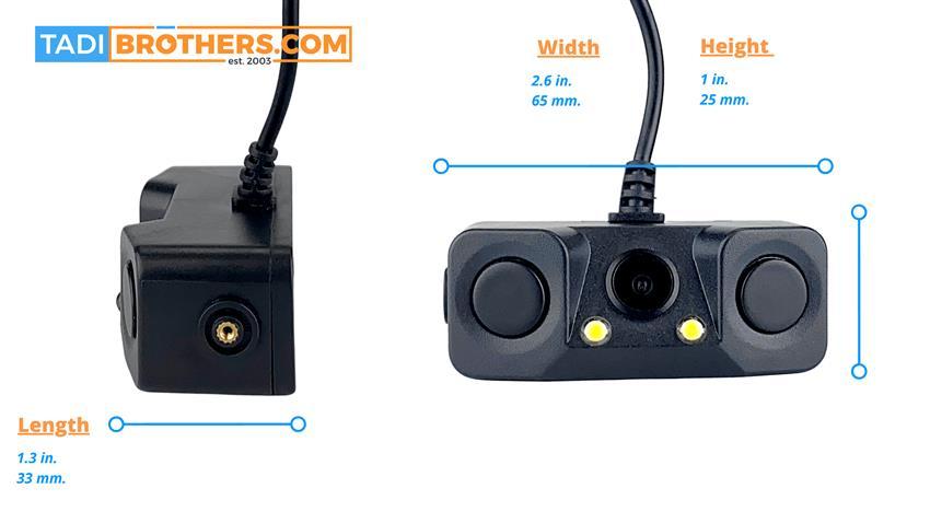 Wired Observation Camera System with Integrated Sensors for Tractors, Vans, and RVs