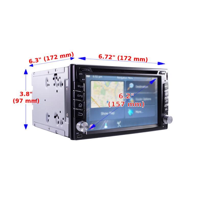 7-Inch In-dash GPS Navigation System with optional Backup Camera