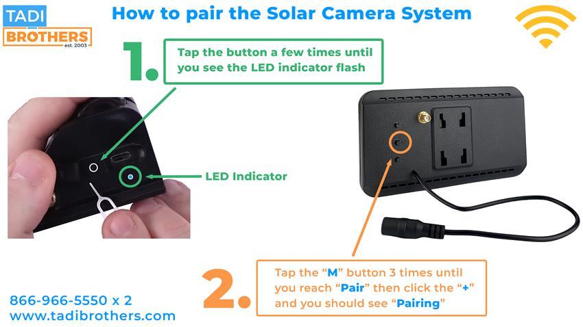 5-inch Screen for Digital Wireless Solar Powered Camera (200ft Range)