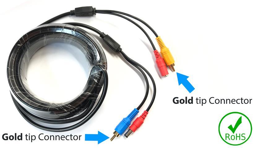 Heavy Duty Quick Disconnect with Rearview Monitor and 2 Observation Cameras for Hitching