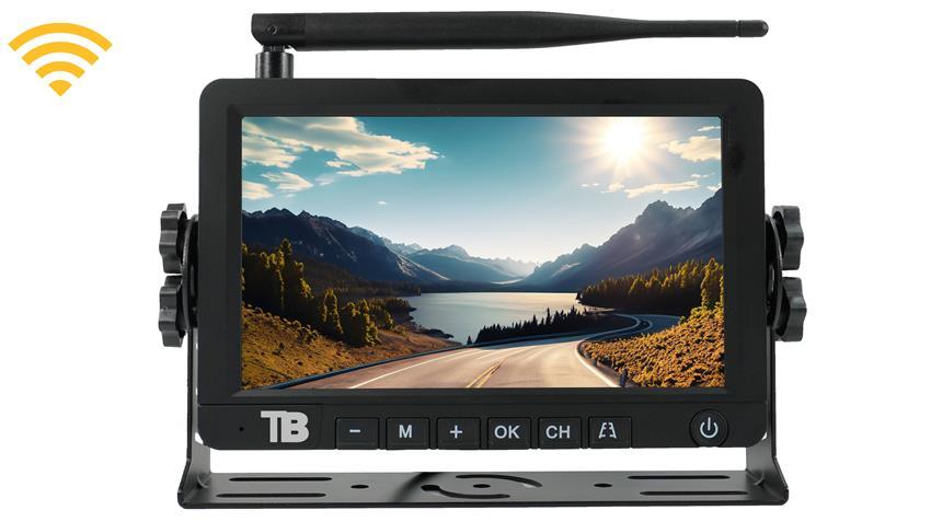 7-inch Solar Powered Digital Wireless System with 2 Magnetic Cameras