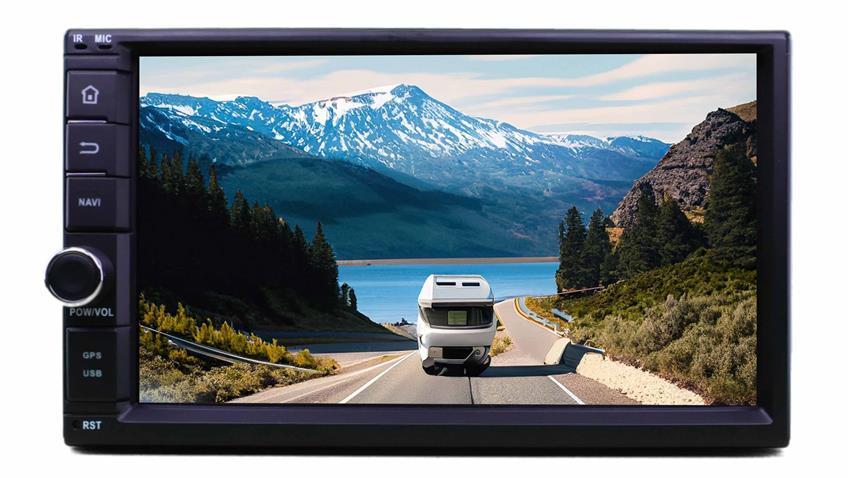 7-Inch In-dash GPS Navigation System with optional Backup Camera