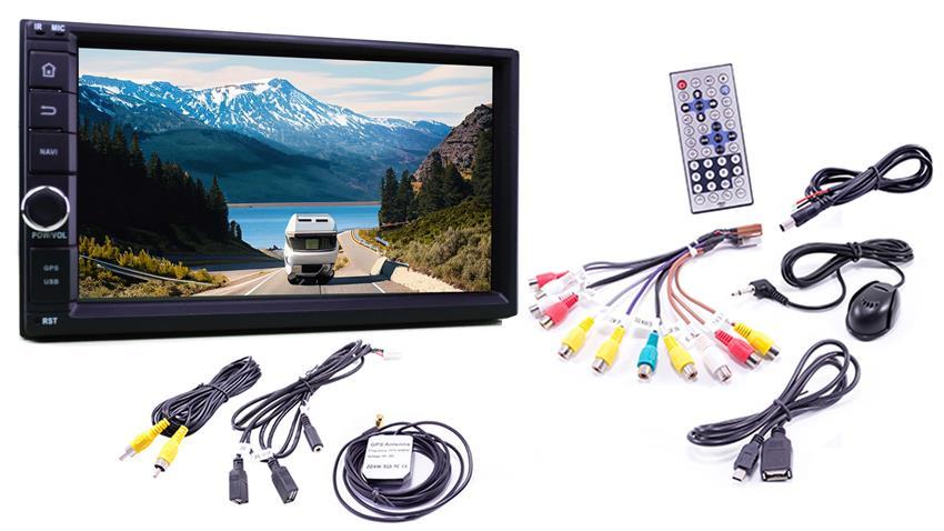 7-Inch In-dash GPS Navigation System with optional Backup Camera