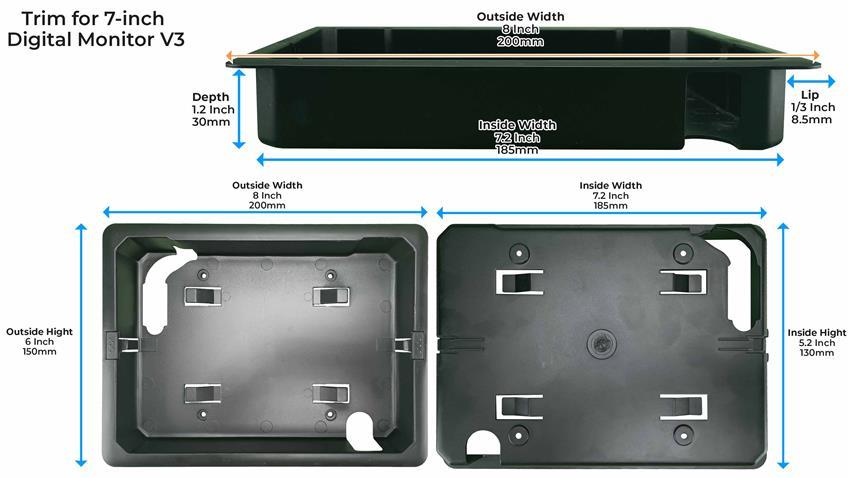 Backup Camera 1080P, 300ft+ Wireless Range (V3)