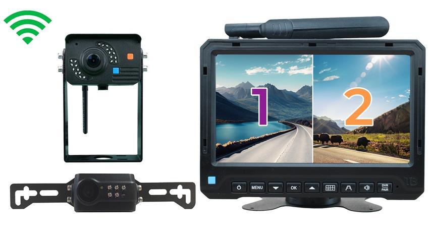5th wheel Digital Wireless Backup System with 1080P Monitor featuring a 300ft Range (V3)