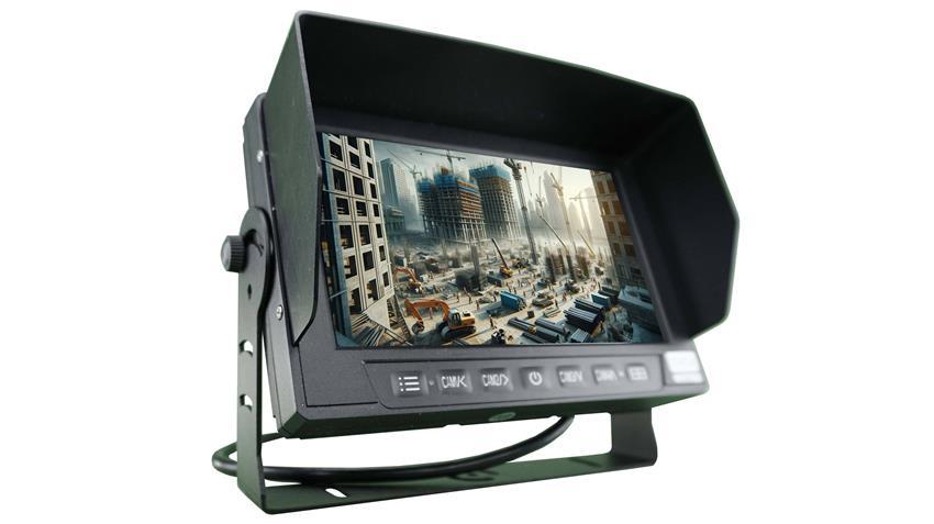 Tactical 7-Inch Ruggedized Monitor with 4 Military Grade Anti Explosion Cameras