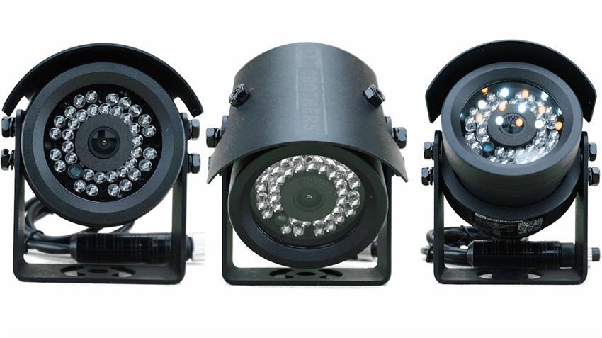 Tactical 7-Inch Ruggedized Monitor with 4 Military Grade Anti Explosion Cameras