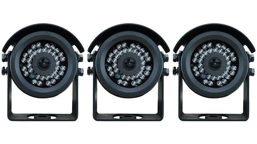 Tactical 7-Inch Heavy Duty Monitor with 3 Military Grade Anti Explosion Cameras