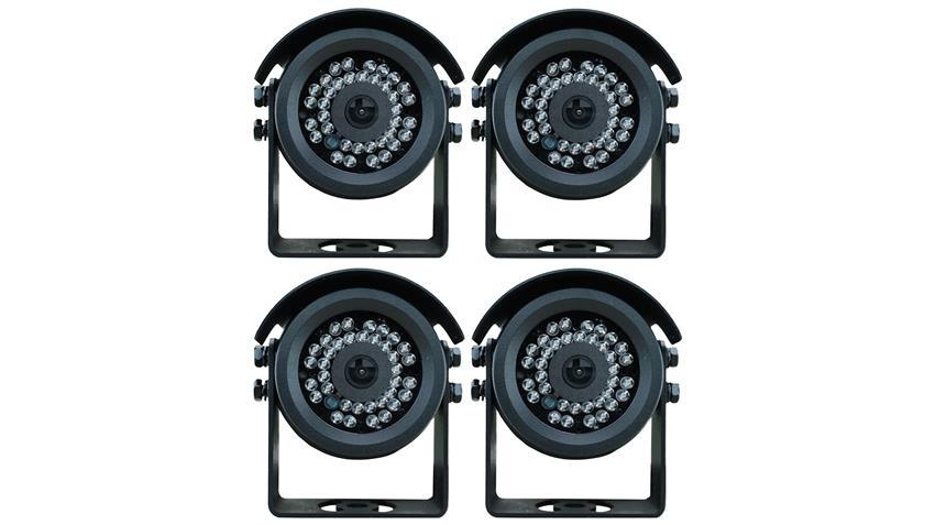 Tactical 7-Inch Ruggedized Monitor with 4 Military Grade Anti Explosion Cameras