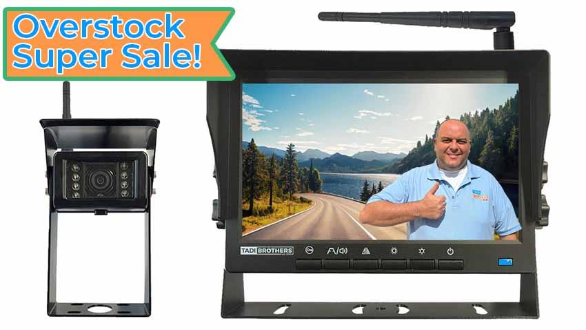 OVERSTOCK Digital Wireless Backup Camera with Monitor for RV (2023 Model)
