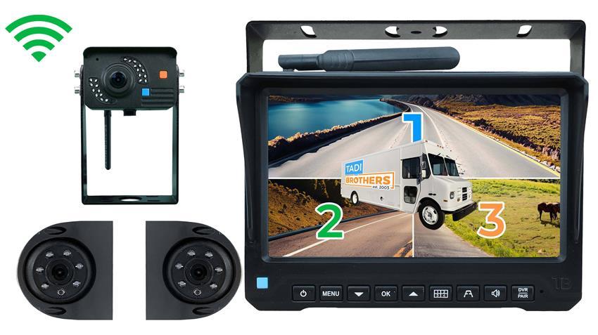 Delivery Truck 1080P Digital Wireless Camera System with 3 Cameras (V3)