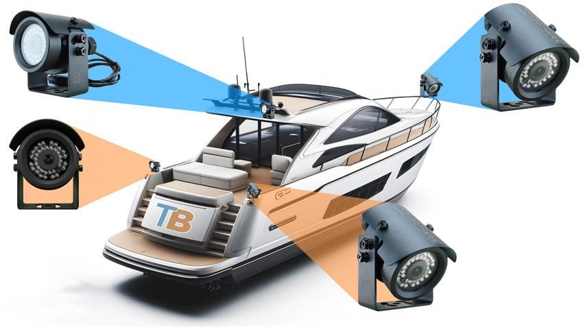 10.5-Inch Heavy Duty Monitor with an Ocean Rated Camera for a Boat or Yacht