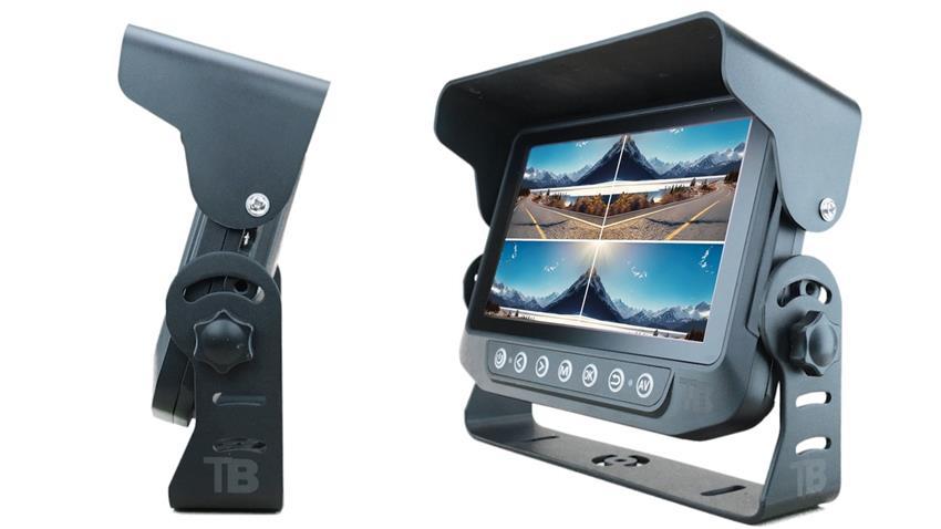 7-inch 1080P Waterproof Split Screen DVR Monitor for up to 4 Backup Cameras (AHD)