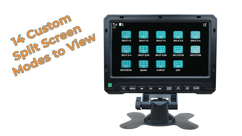 10-Inch 1080P Ultra Hi-Def Rear View Monitor for AHD Backup Cameras Only