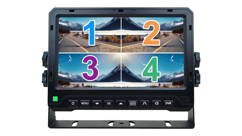 10-Inch 1080P Ultra Hi-Def Rear View Monitor for AHD Backup Cameras Only